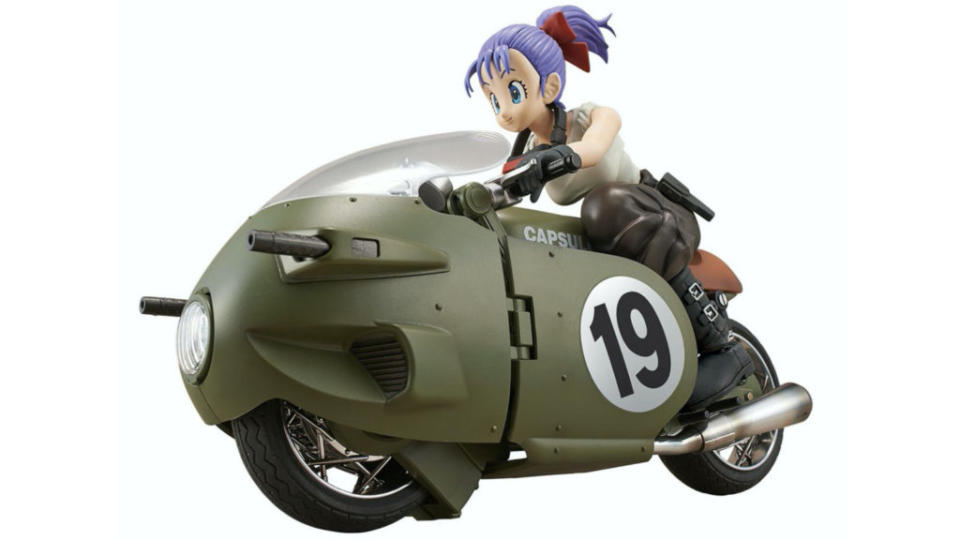 鳥山明的父親曾經參與過摩托車賽事，因此也啟發他對於機械的興趣。(圖片來源/ Bandai)