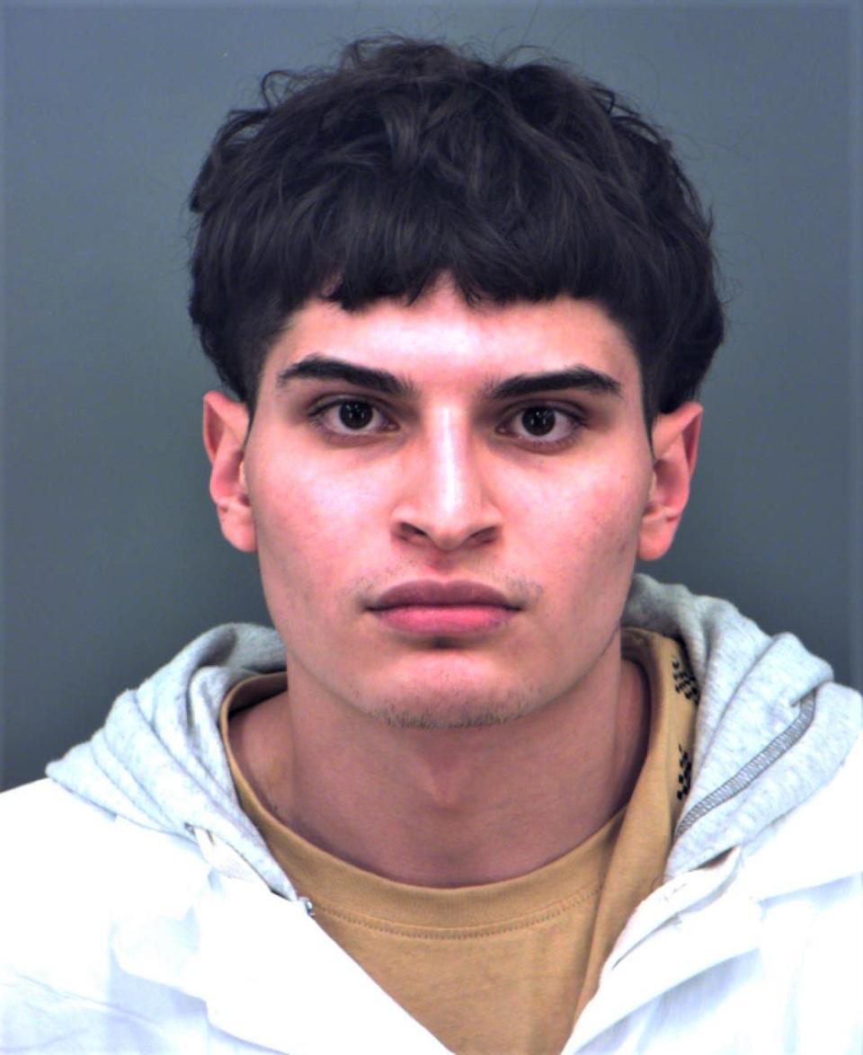 Brandon Jacob Perez, 17, was arrested, accused in a shooting that wounded off-duty U.S. Border Patrol Agent Matthew Ross on Saturday outside Taqueria El Cometa on Viscount Boulevard.