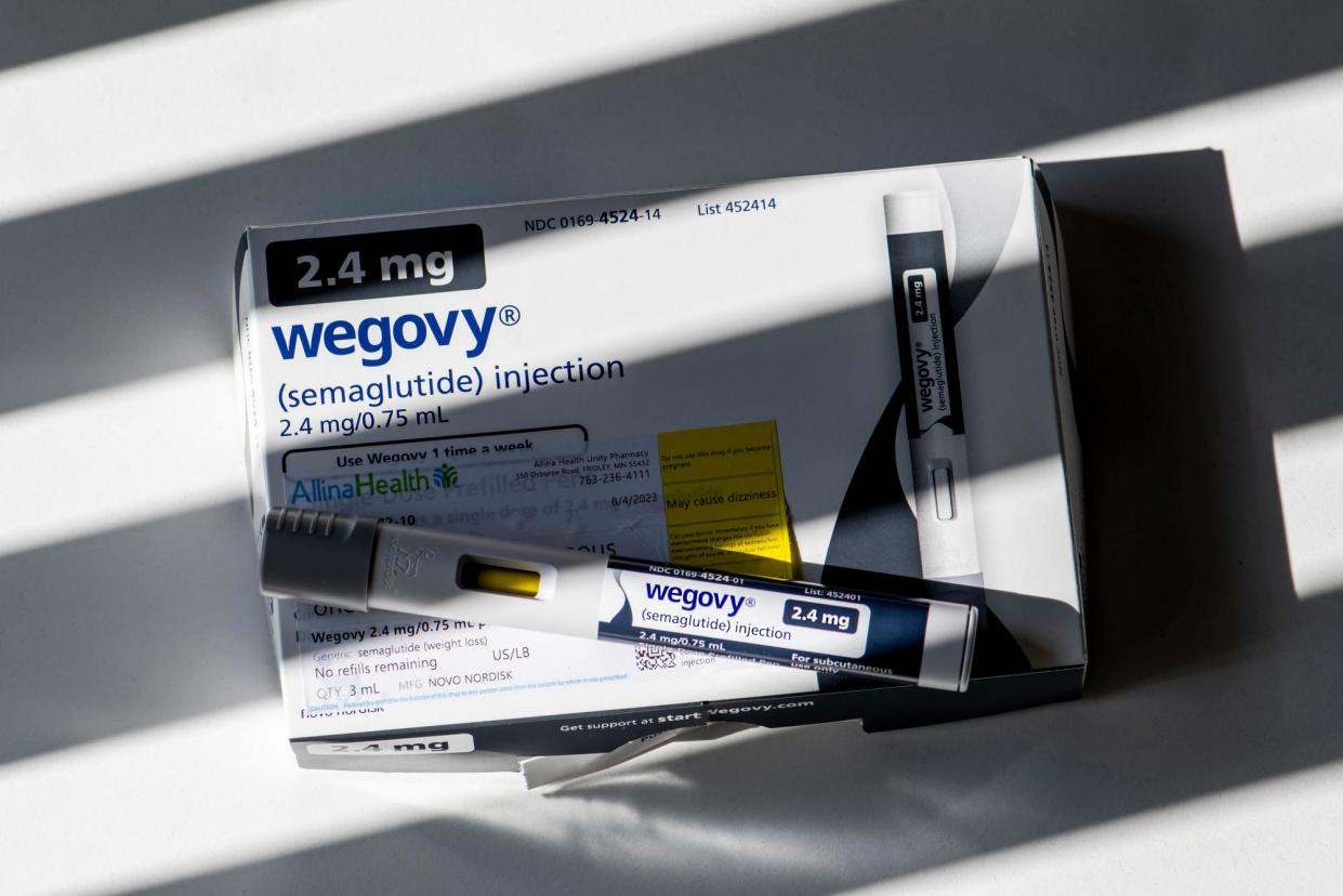 <span>The injectable prescription weight loss medicine Wegovy.</span><span>Photograph: Michael Siluk/UCG/Universal Images Group via Getty Images</span>