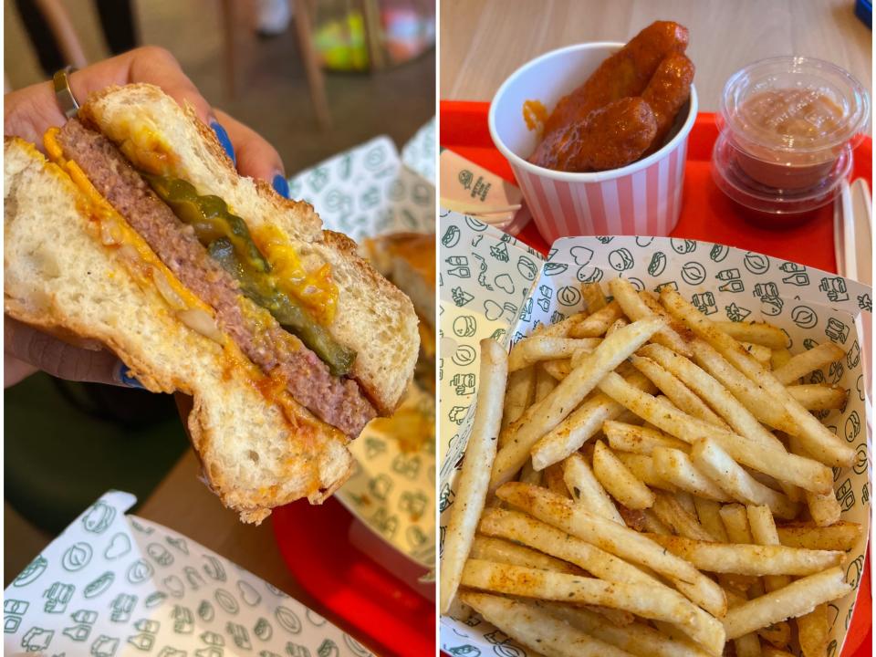 UK US taste test food comparison vegan fast food Neat Burger