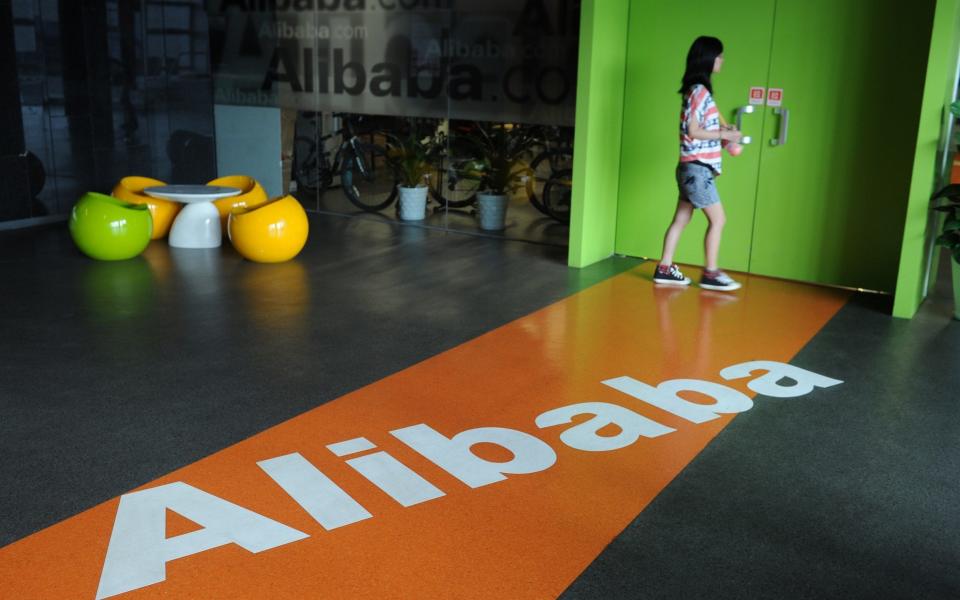 Alibaba's revenue had grown more than 50pc for the 10 consecutive quarters prior to the most recent results - AFP