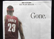 <p>LeBron’s “The Decision” is still one of the defining moments of his career and the NBA landscape in the last decade. When he decided to take his talents to South Beach, he not only left the team he’d led back to prominence, he also broke the heart of the city and community where he grew up. Fortunately for Cavaliers fans, four years later he returned to the team that originally drafted him and brought home the franchise’s first NBA championship in 2016. </p>