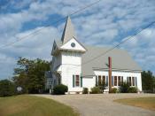 <b>Alabama</b>: Que Alabama consiga un estado propio de momento cuenta con el apoyo de más de 29.000 personas. En esta imagen se ve una iglesia presbiteriana en una ciudad de Alabama. (Wikimedia Commons).