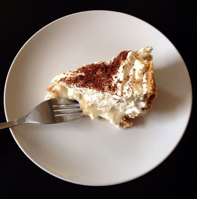 Sweet treat: Banoffee pie was the number one choice among Londoners (Flickr/Joy) 