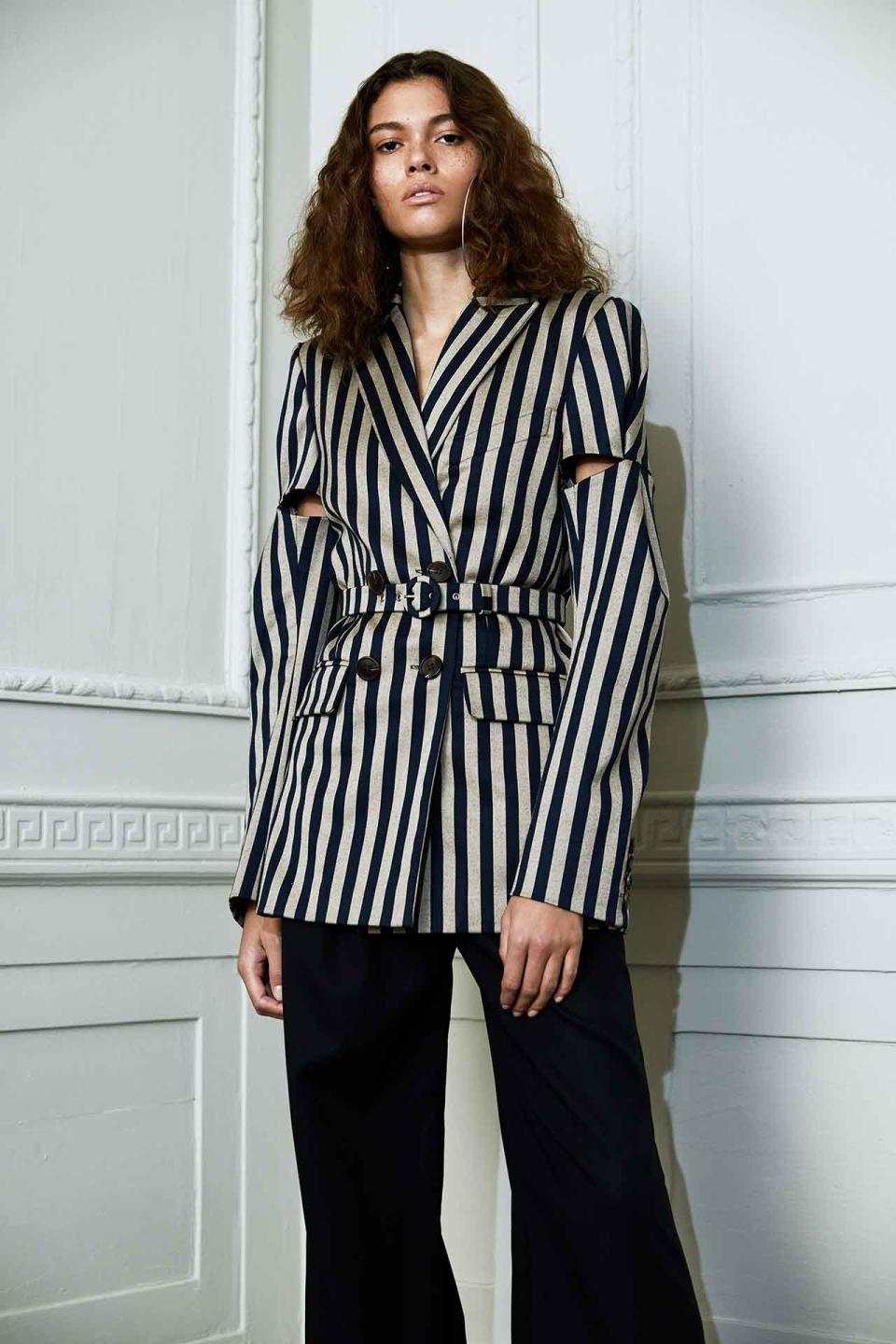 <h2>Deconstructed Tailoring</h2> <p>Speaking of tailoring, designers are deconstructing staples like blazers, dresses and pants. Whether it's a raw hem, sliced detail or remixed silhouette, Monse, Jonathan Simkhai and Brock Collection prove the freshness of an undone look.</p> <h4>Courtesy of Jonathan Simkhai</h4>
