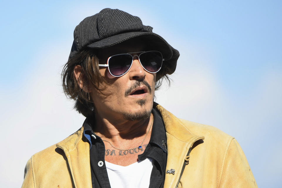 SAN SEBASTIAN, SPAIN - September 20: **NO SPAIN** Johnny Depp at the 'Crock of Gold: A Few Rounds with Shane MacGowan' Photocall during 68th San Sebastian International Film Festival at Kursaal Palace on September 20, 2020 in Donostia / San Sebastian, Spain. Credit: Jimmy Olsen/MediaPunch /IPX