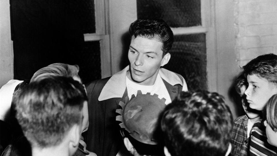 Frank Sinatra in a still from "The House I Live In," 1945). - John Springer Collection/Corbis Historical/Getty Images