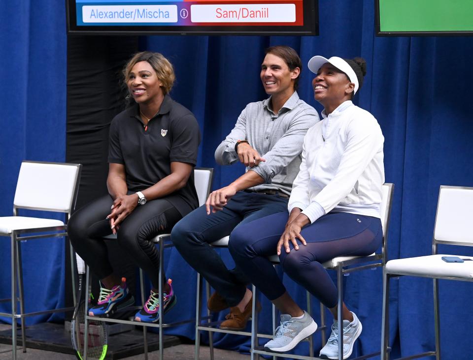 The Williams Sisters and Rafael Nadal