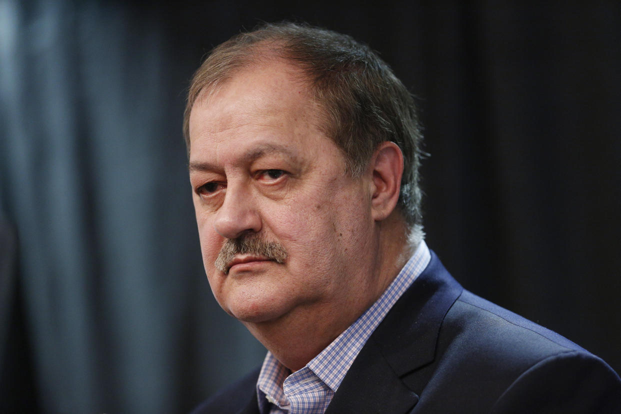 Don Blankenship, a former coal CEO turned&nbsp;Republican U.S. Senate candidate, is seen during a campaign event in West Virginia in February. (Photo: Bloomberg via Getty Images)