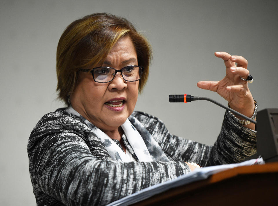 Leila de Lima, senator of the Philippines