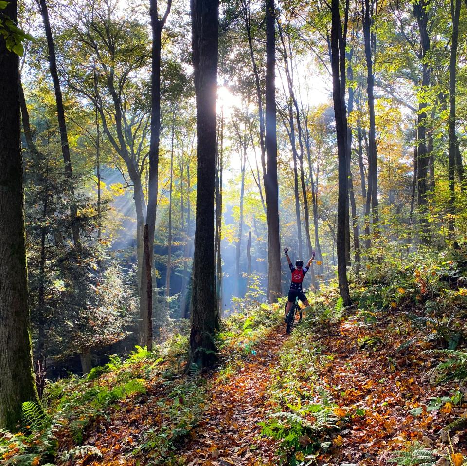 Ashley Hendershot of Ashland garnered first place in the 2022 Ohio State Parks photo contest for her photo taken at Mohican State Park.