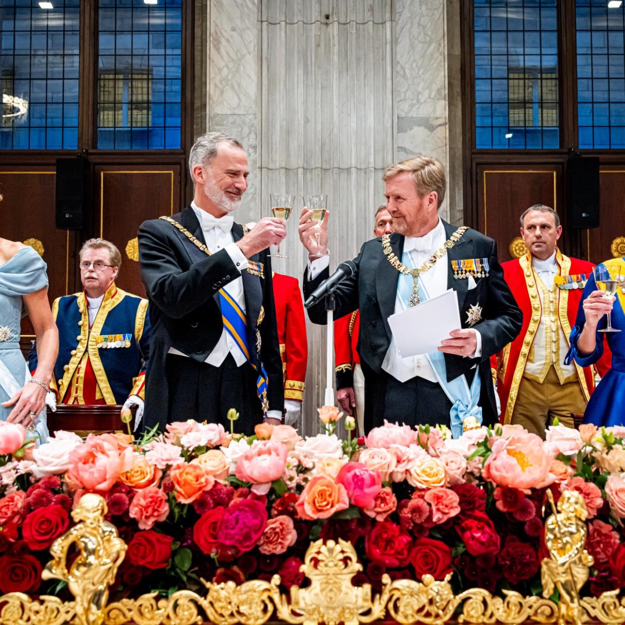  Royal Family of Spain visits the Royal Family of Netherlands. 