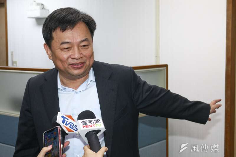 20190529-前行政院副院長林錫耀29日出席民進黨中執會。（蔡親傑攝）