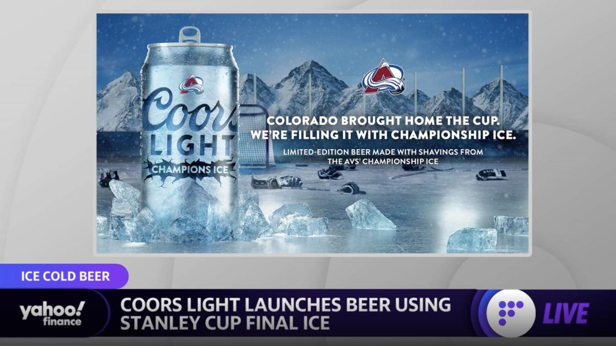 Coors releases beer made with Ball Arena ice celebrating Avs Cup win -  Denver Sports