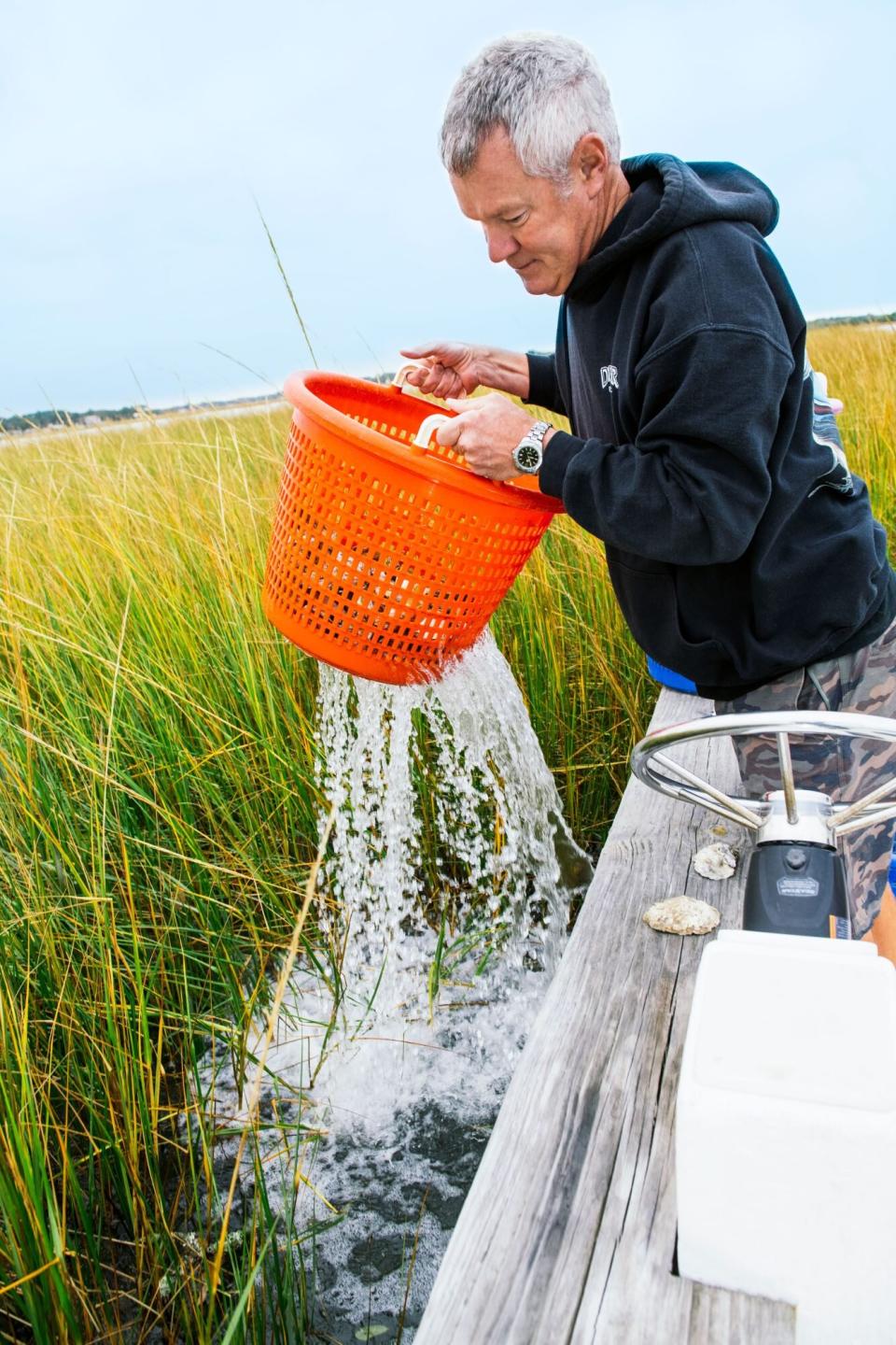 Capt. Chris Ludford on the water