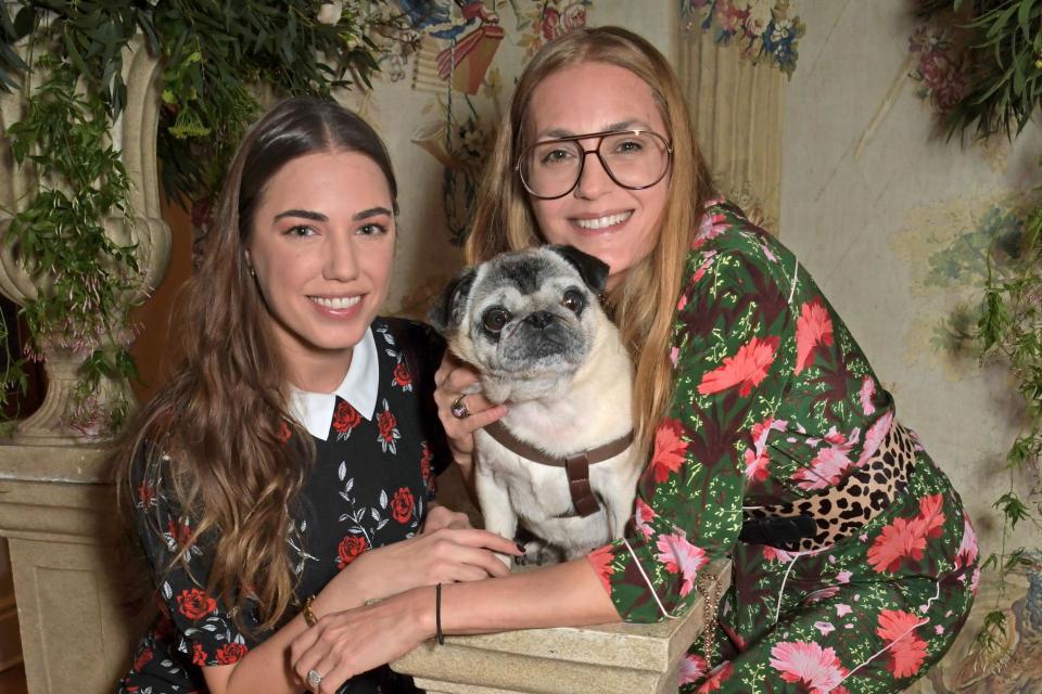 PUG PALS: Amber and Yasmin Le Bon (Dave Benett/Getty Images)