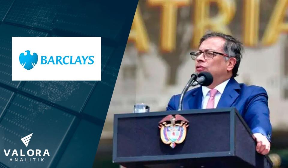 Según el reporte del reconocido banco Barclays, el capital político de Petro se ha debilitado y eso tiene efectos en sus reformas. Foto: Valora Analitik y Presidencia.