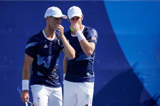 Andy Murray and Joe Salisbury