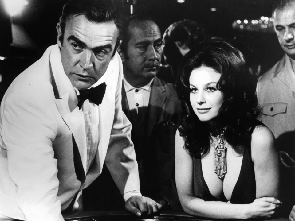 Sean Connery and Lana Wood in 
