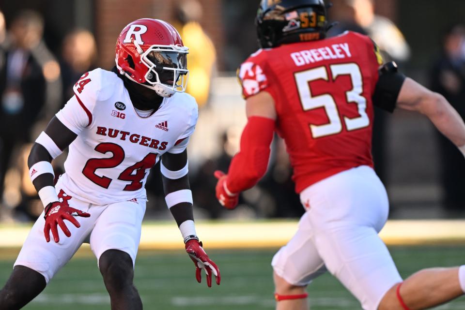 Thomas Amankwaa redshirted last year at Rutgers after playing four games as a true freshman