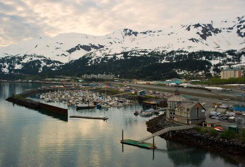 the marina of whittier alaska