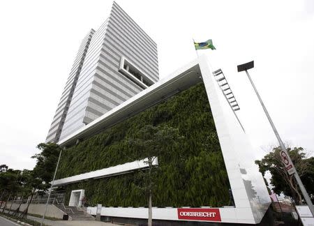 A general view of the headquarters of Odebrecht, a large private Brazilian construction firm, in Sao Paulo November 14, 2014. REUTERS/Paulo Whitaker