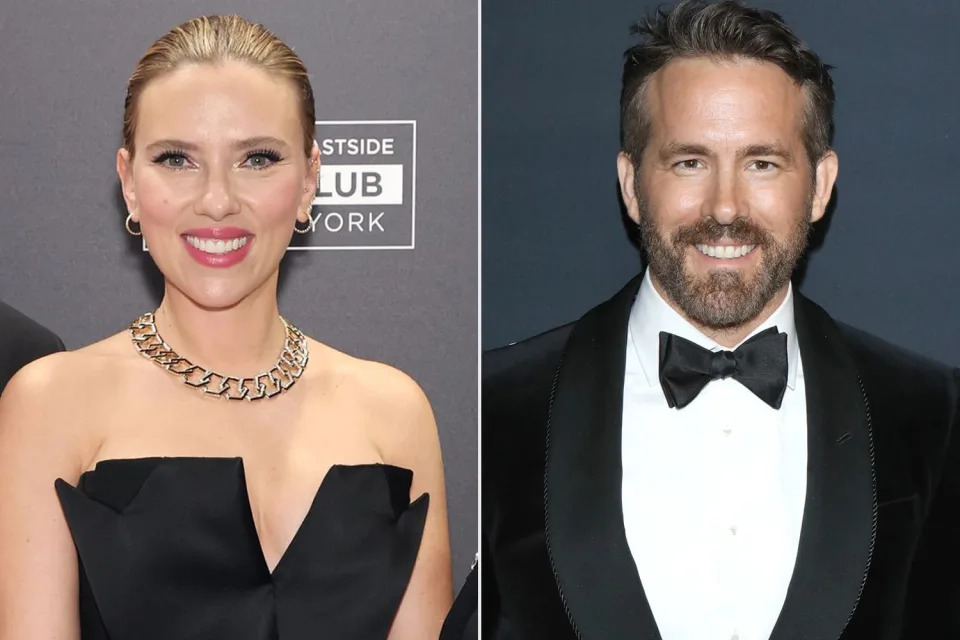 Monica Schipper/Getty Images; Jeremy Chan/Getty Images Scarlett Johansson; Ryan Reynolds