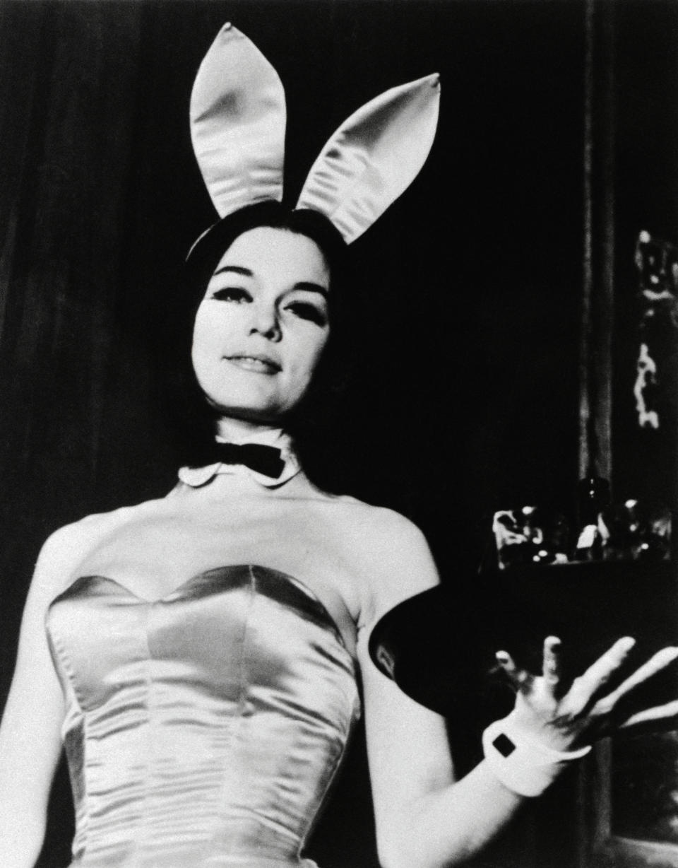 Gloria Steinem Wearing Playboy Bunny Costume