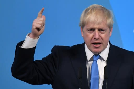 Boris Johnson easily beat his rival in a Conservative leadership race