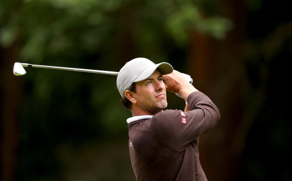 Adam Scott backed playing partner Justin Rose for a Ryder Cup wild card after day one of the BMW PGA Championship (Steven Paston/PA) (PA Wire)