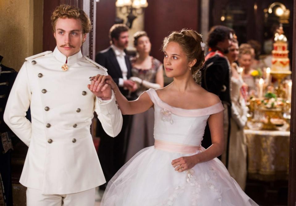 Aaron Taylor Johnson and Alicia Vikander in “Anna Karenina.” ©Focus Features/Courtesy Everett Collection