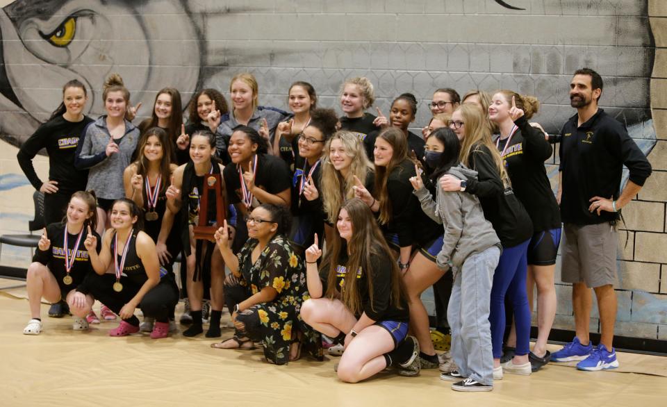 The Charlotte High girls weightlifting team won the Class 2A-Region 4 title in both the snatch and the traditional bench and clean and jerk Thursday afternoon in Punta Gorda.