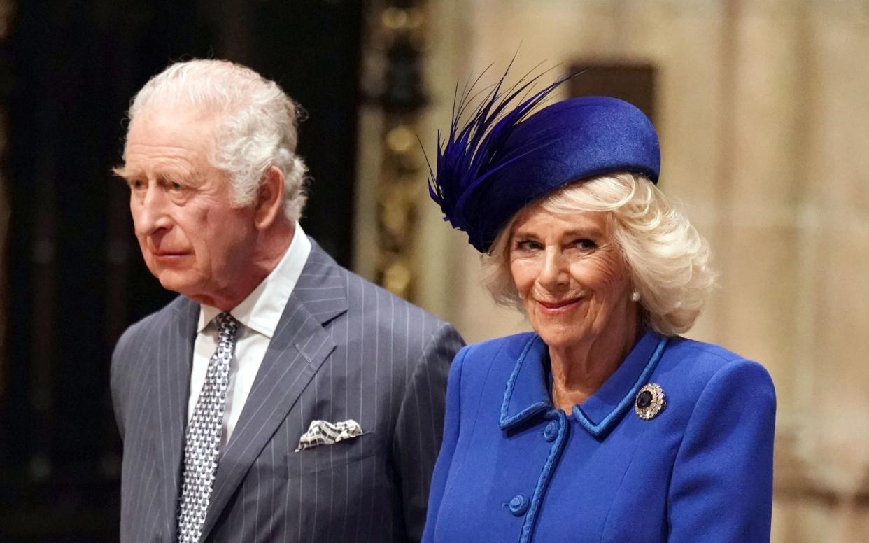 König Charles III. und seine Ehefrau and Camilla, Queen Consort, werden am Mittwoch in Deutschland erwartet.  (Bild: 2023 ordan Pettitt - WPA Pool/Getty Images)