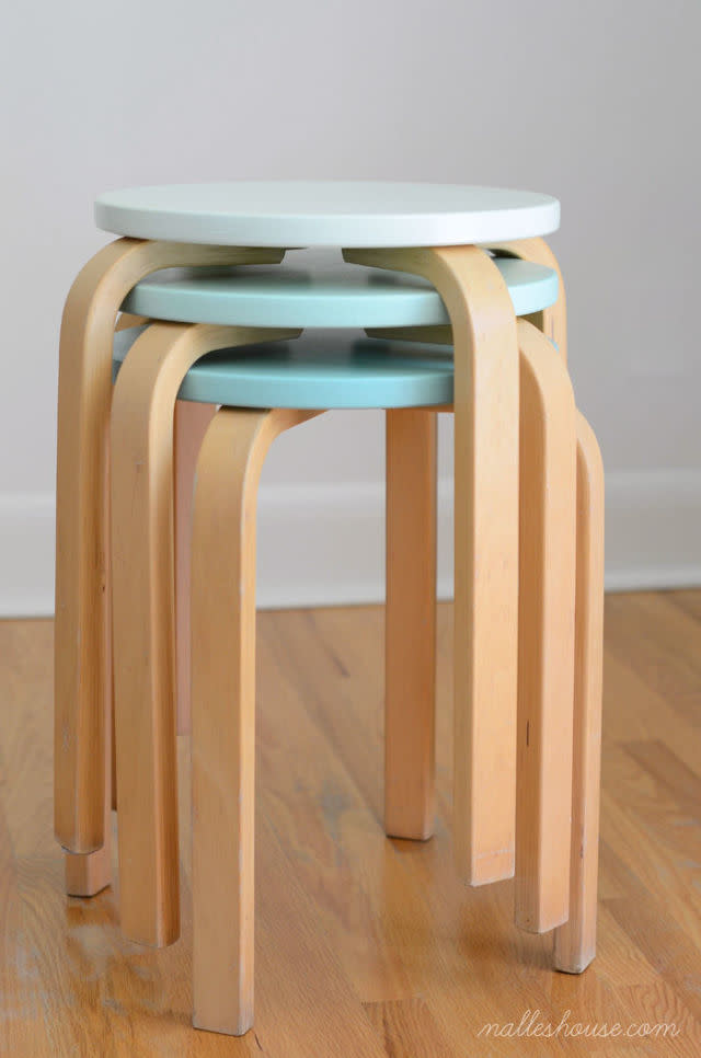 Stack extra stools