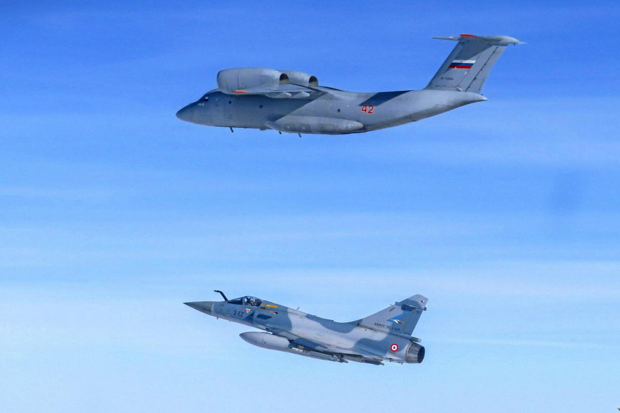 Des Mirage 2000-5 vont bientôt être cédés à l'Ukraine, a annoncé Emmanuel Macron ce jeudi 6 juin 2024.  - Credit:EPN/Newscom/SIPA