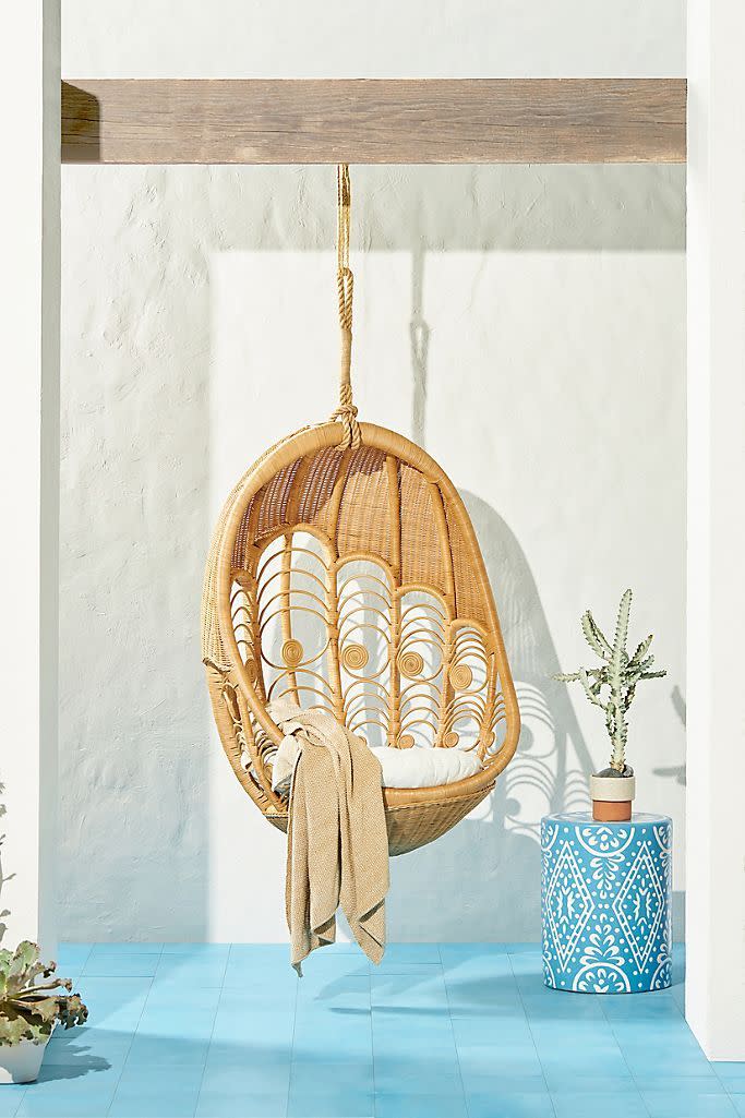 12) Peacock Indoor/Outdoor Hanging Chair