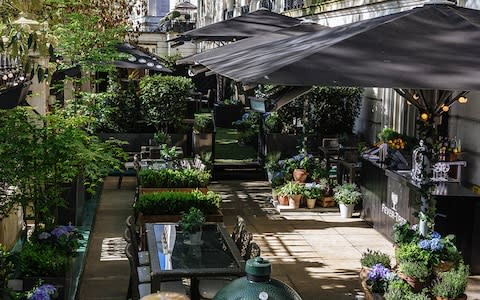 The Secret Herb Garden at the Royal Horseguards Hotel London