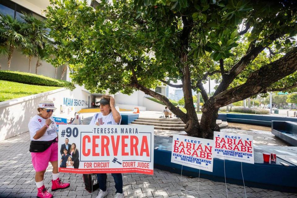 Early Election in Miami-Dade at the Elections Department in Miami Beach City Hall, 1700 Convention Center Dr. on Monday August 8th., 2022.