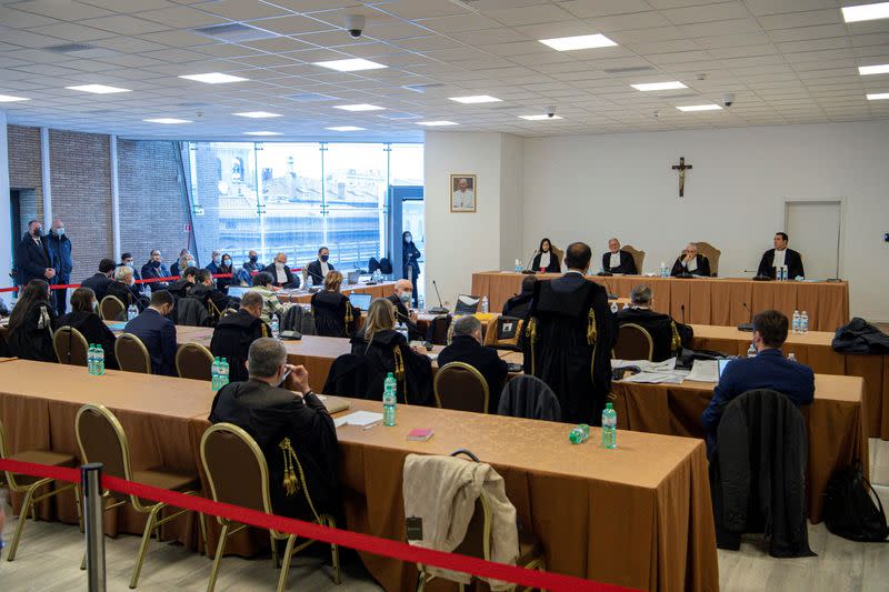 FILE PHOTO: Landmark Vatican corruption trial resumes