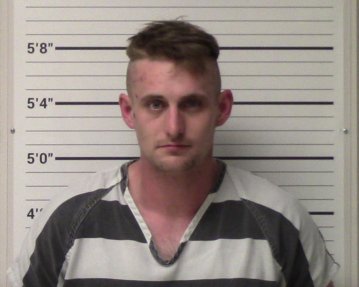 <p>Coleman Thomas Blevins, 28, has been arrested on suspicion of plotting a mass shooting at a Walmart in Texas</p> (Kerr County Sheriff’s Office)