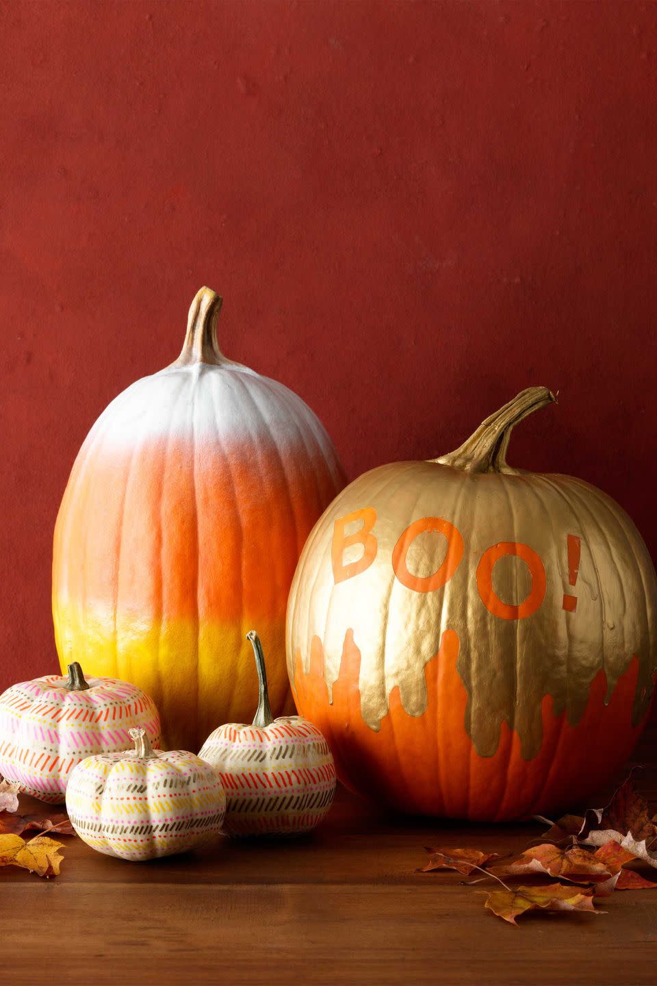 Boo! Painted Pumpkin