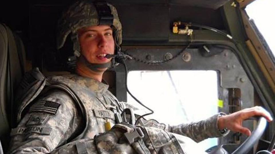 Matthew Patton in 2009, during his deployment in Afghanistan.