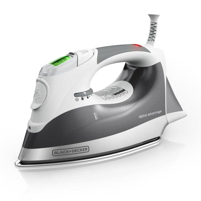 BLACK+DECKER Steam Iron Retractable Cord Gray in 2023