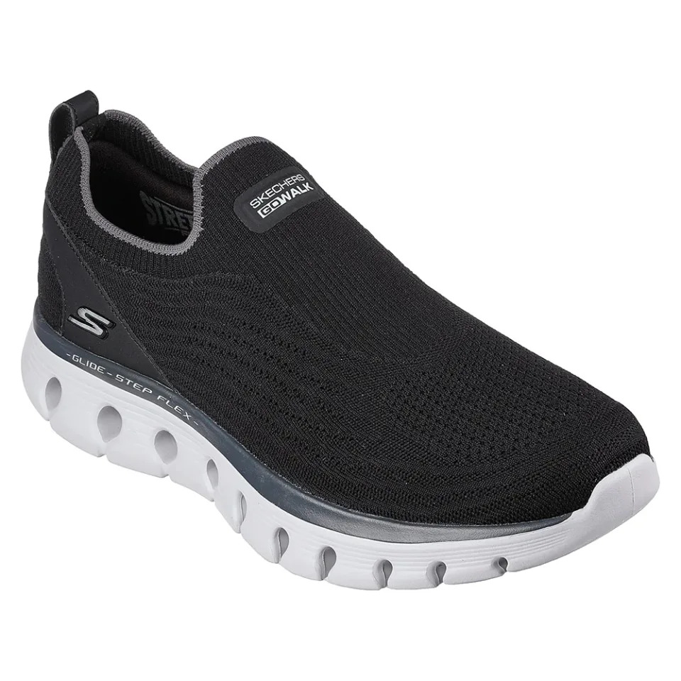 Skechers Men GOwalk Glide-Step Flex Shoes - 216223-BLK. (Photo: Skechers SG)