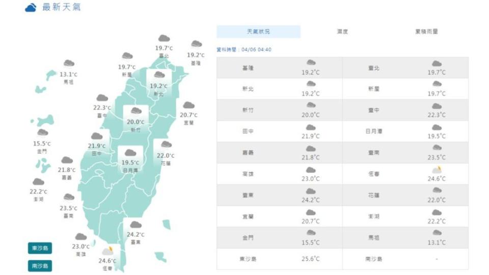 圖/中央氣象署