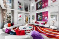 AD100 designer Martyn Lawrence Bullard put a groovy touch on every room