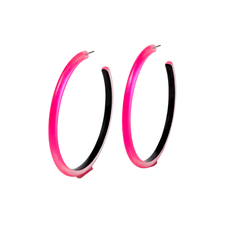 <p><a href="https://go.redirectingat.com?id=74968X1596630&url=https%3A%2F%2Fwww.alexisbittar.com%2Fproducts%2Flarge-skinny-lucite-hoop-earring-neon-pink&sref=https%3A%2F%2F" rel="nofollow noopener" target="_blank" data-ylk="slk:Shop Now;elm:context_link;itc:0;sec:content-canvas" class="link ">Shop Now</a></p><p>Large Skinny Lucite Hoop Earring</p><p>$115.00</p><p>alexisbittar.com</p><span class="copyright">Alexis Bittar</span>