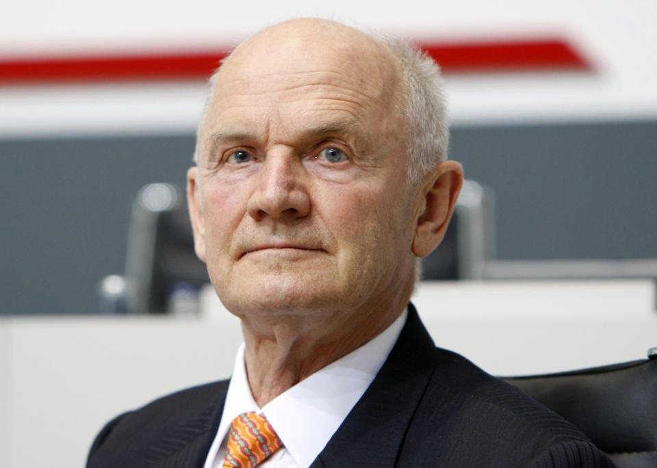 Ferdinand Piech, hier aufgenommen 2009, als Aufsichtsratsvorsitzender bei Volkswagen und Mitglied des Aufsichtsrats bei Audi.  - Copyright: picture alliance / ASSOCIATED PRESS | Thomas Kienzle