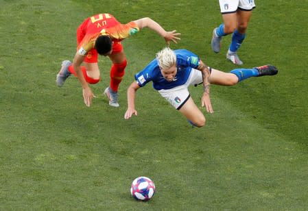 Women's World Cup - Round of 16 - Italy v China