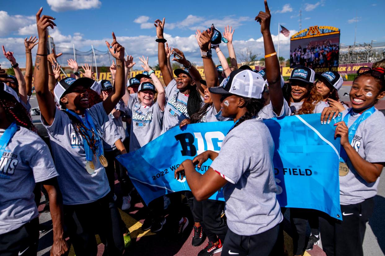 Ohio State's men's and women's track and field teams both finished first at the Big Ten Outdoor Championships.